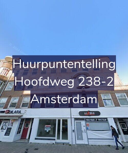 Foto gevel Huurpuntentelling voor Hoofdweg 238-2, Amsterdam