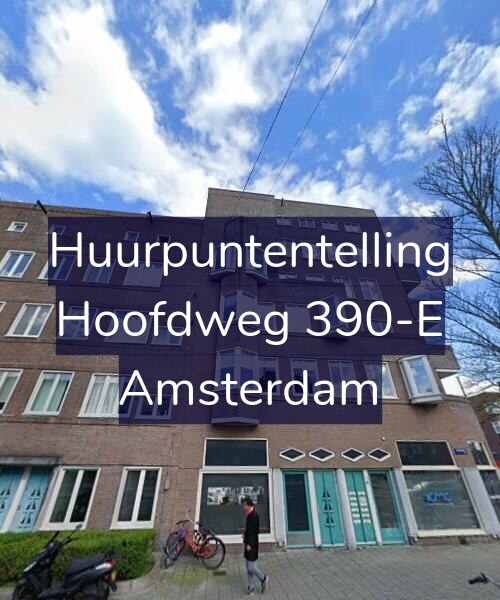 Foto gevel Huurpuntentelling voor Hoofdweg 390-E, Amsterdam