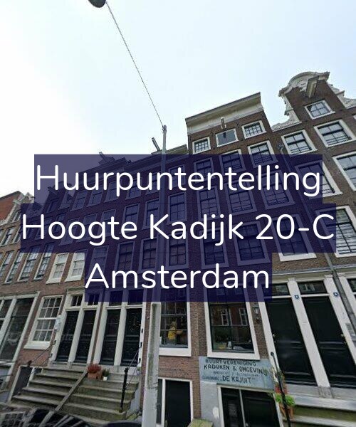 Foto gevel Huurpuntentelling voor Hoogte Kadijk 20-C, Amsterdam
