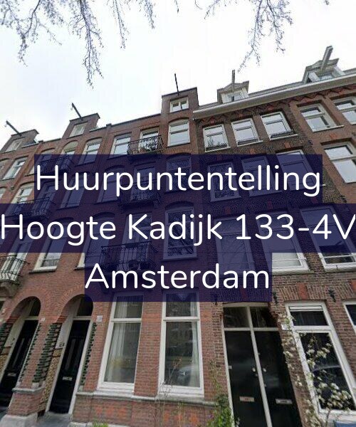 Foto gevel Huurpuntentelling voor Hoogte Kadijk 133-4V, Amsterdam