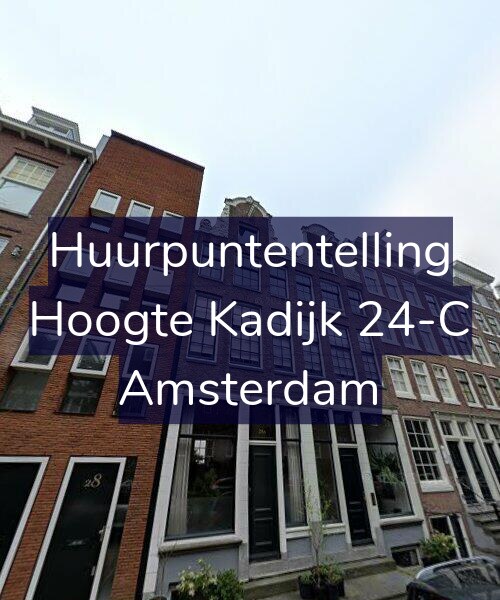 Foto gevel Huurpuntentelling voor Hoogte Kadijk 24-C, Amsterdam
