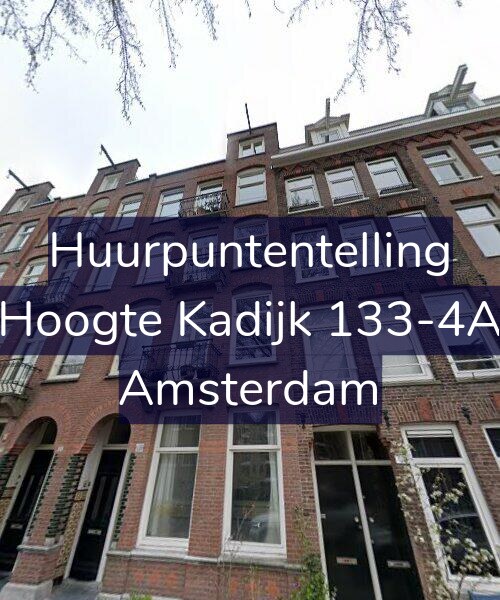 Foto gevel Huurpuntentelling voor Hoogte Kadijk 133-4A, Amsterdam