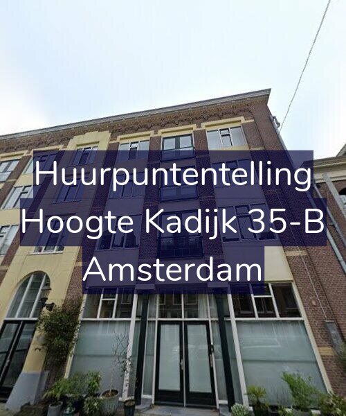 Foto gevel Huurpuntentelling voor Hoogte Kadijk 35-B, Amsterdam