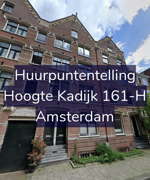 Foto gevel Huurpuntentelling voor Hoogte Kadijk 161-H, Amsterdam