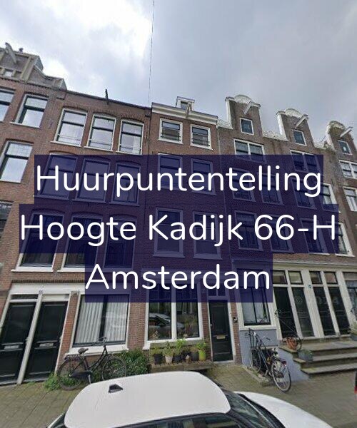 Foto gevel Huurpuntentelling voor Hoogte Kadijk 66-H, Amsterdam