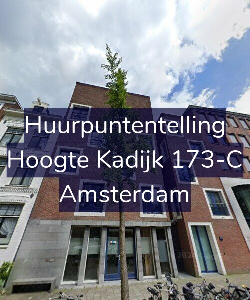 Foto gevel Huurpuntentelling voor Hoogte Kadijk 173-C, Amsterdam