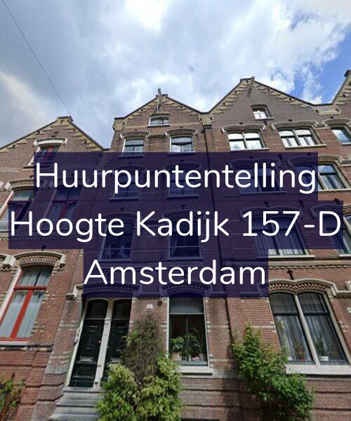 Foto gevel Huurpuntentelling voor Hoogte Kadijk 157-D, Amsterdam
