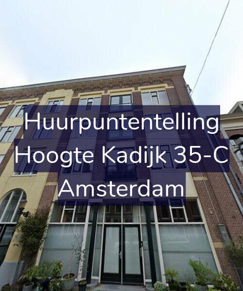 Foto gevel Huurpuntentelling voor Hoogte Kadijk 35-C, Amsterdam