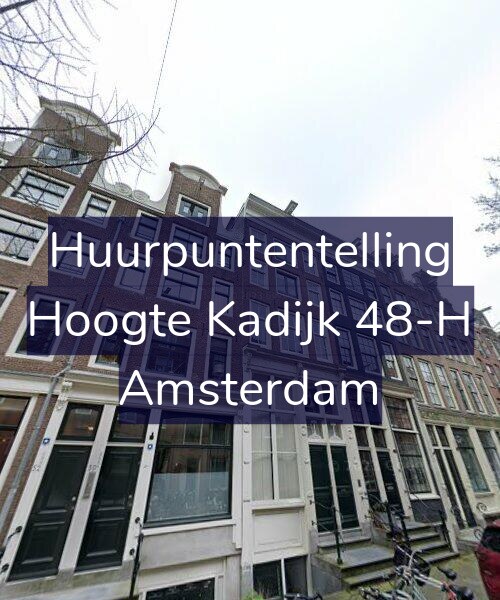 Foto gevel Huurpuntentelling voor Hoogte Kadijk 48-H, Amsterdam