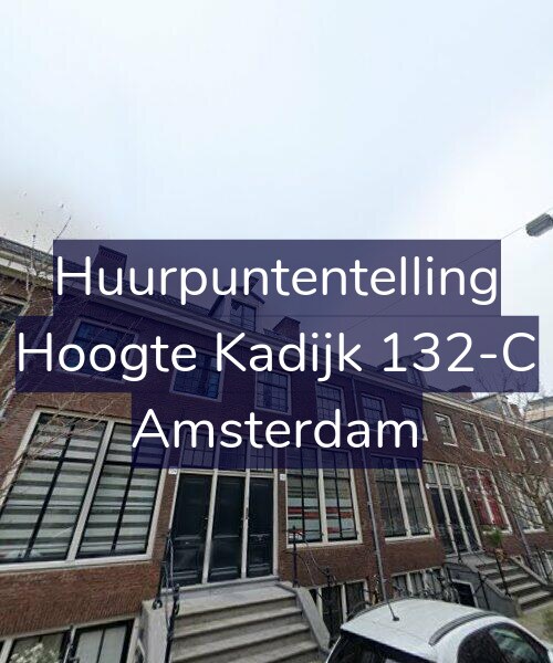 Foto gevel Huurpuntentelling voor Hoogte Kadijk 132-C, Amsterdam