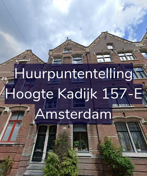 Foto gevel Huurpuntentelling voor Hoogte Kadijk 157-E, Amsterdam