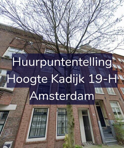 Foto gevel Huurpuntentelling voor Hoogte Kadijk 19-H, Amsterdam