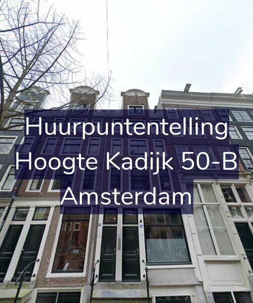 Foto gevel Huurpuntentelling voor Hoogte Kadijk 50-B, Amsterdam