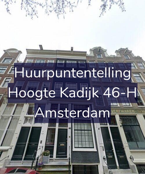 Foto gevel Huurpuntentelling voor Hoogte Kadijk 46-H, Amsterdam