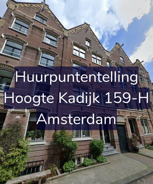 Foto gevel Huurpuntentelling voor Hoogte Kadijk 159-H, Amsterdam