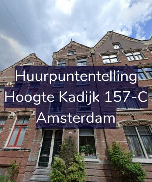Foto gevel Huurpuntentelling voor Hoogte Kadijk 157-C, Amsterdam