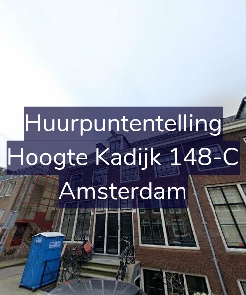 Foto gevel Huurpuntentelling voor Hoogte Kadijk 148-C, Amsterdam