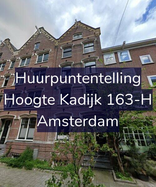 Foto gevel Huurpuntentelling voor Hoogte Kadijk 163-H, Amsterdam
