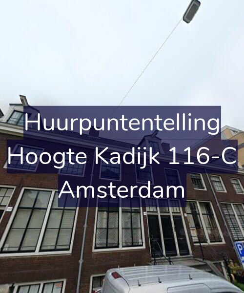 Foto gevel Huurpuntentelling voor Hoogte Kadijk 116-C, Amsterdam