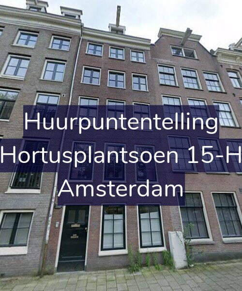 Foto gevel Huurpuntentelling voor Hortusplantsoen 15-H, Amsterdam