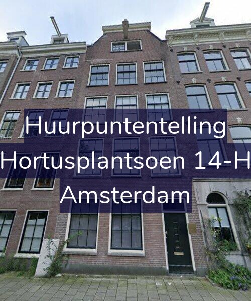Foto gevel Huurpuntentelling voor Hortusplantsoen 14-H, Amsterdam