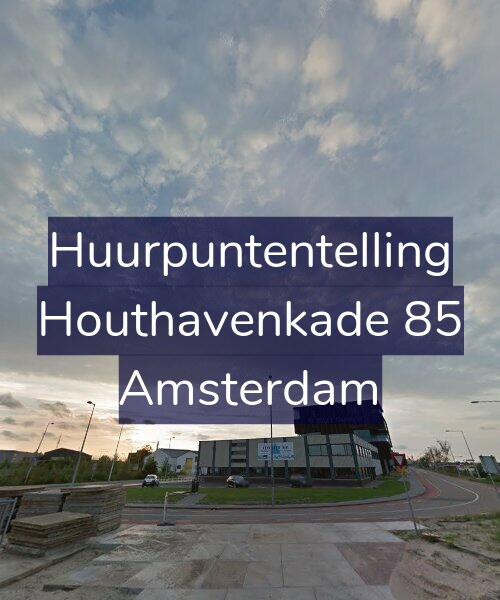 Foto gevel Huurpuntentelling voor Houthavenkade 85, Amsterdam