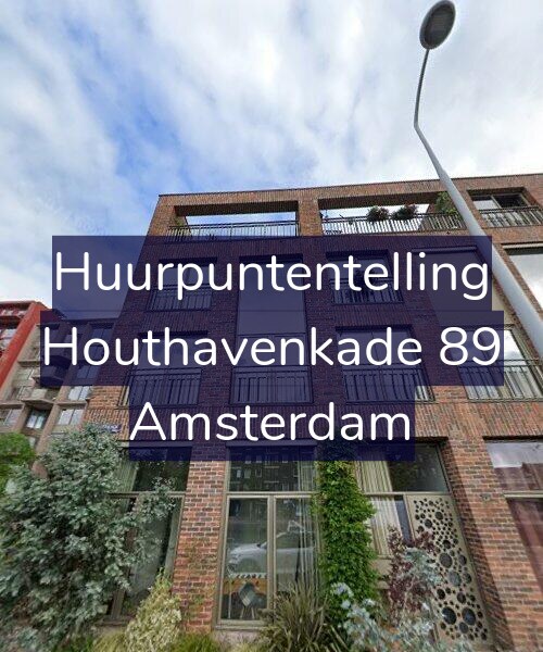 Foto gevel Huurpuntentelling voor Houthavenkade 89, Amsterdam