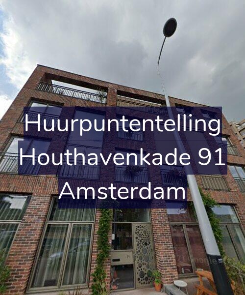 Foto gevel Huurpuntentelling voor Houthavenkade 91, Amsterdam