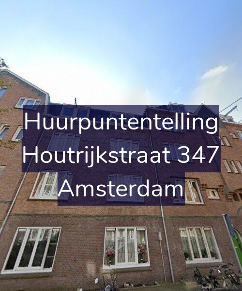 Foto gevel Huurpuntentelling voor Houtrijkstraat 347, Amsterdam