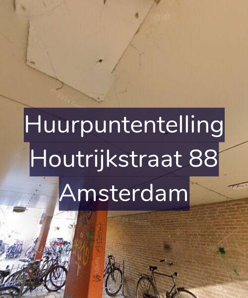 Foto gevel Huurpuntentelling voor Houtrijkstraat 88, Amsterdam