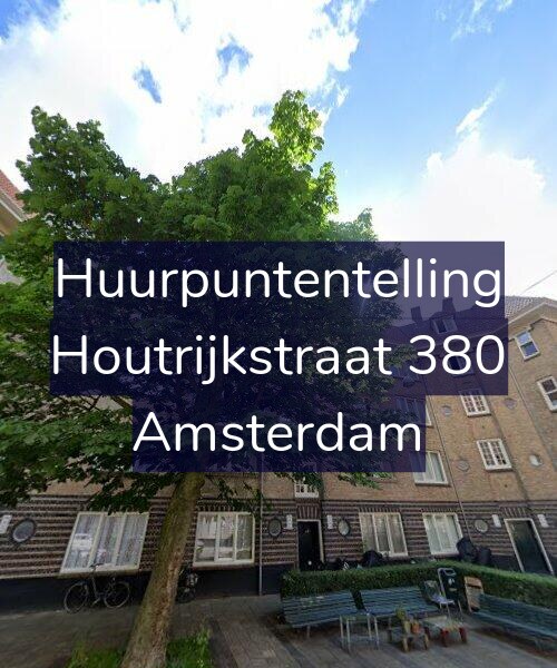 Foto gevel Huurpuntentelling voor Houtrijkstraat 380, Amsterdam