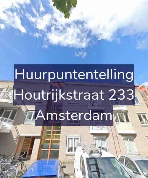 Foto gevel Huurpuntentelling voor Houtrijkstraat 233, Amsterdam