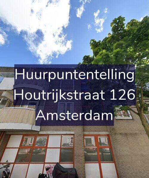 Foto gevel Huurpuntentelling voor Houtrijkstraat 126, Amsterdam