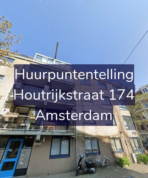Foto gevel Huurpuntentelling voor Houtrijkstraat 174, Amsterdam