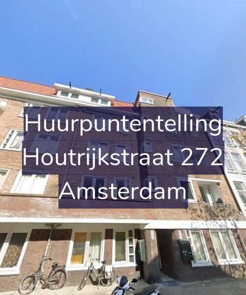 Foto gevel Huurpuntentelling voor Houtrijkstraat 272, Amsterdam