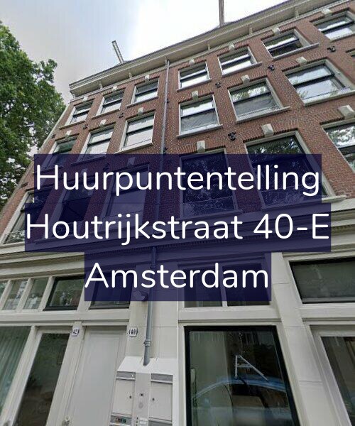 Foto gevel Huurpuntentelling voor Houtrijkstraat 40-E, Amsterdam