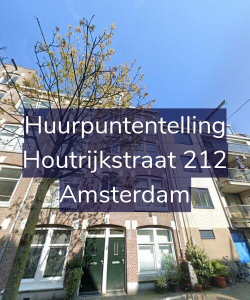 Foto gevel Huurpuntentelling voor Houtrijkstraat 212, Amsterdam
