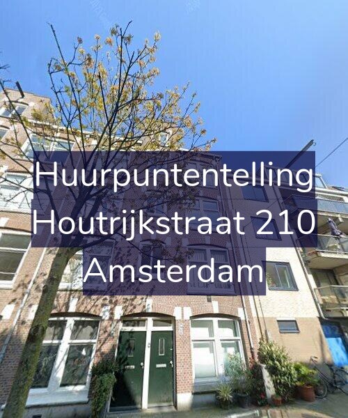 Foto gevel Huurpuntentelling voor Houtrijkstraat 210, Amsterdam