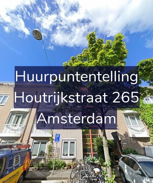 Foto gevel Huurpuntentelling voor Houtrijkstraat 265, Amsterdam