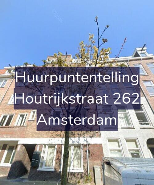 Foto gevel Huurpuntentelling voor Houtrijkstraat 262, Amsterdam