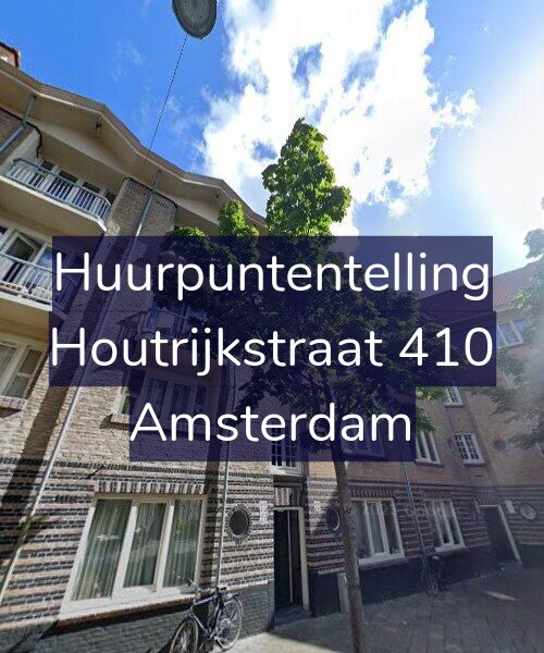 Foto gevel Huurpuntentelling voor Houtrijkstraat 410, Amsterdam