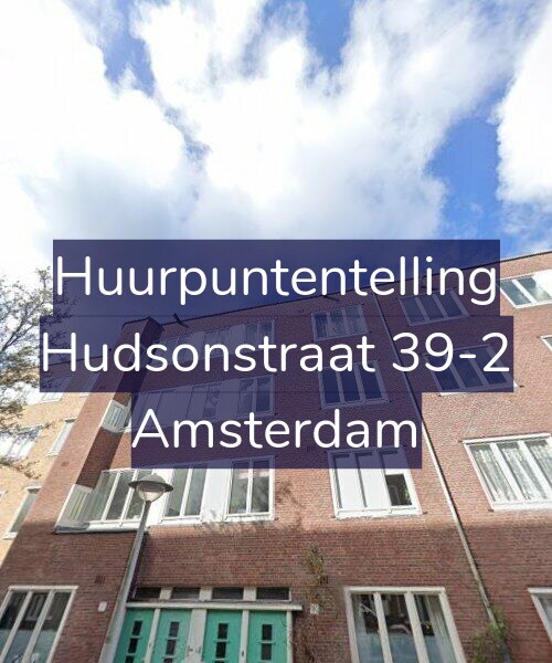 Foto gevel Huurpuntentelling voor Hudsonstraat 39-2, Amsterdam