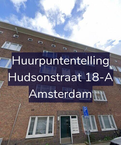 Foto gevel Huurpuntentelling voor Hudsonstraat 18-A, Amsterdam