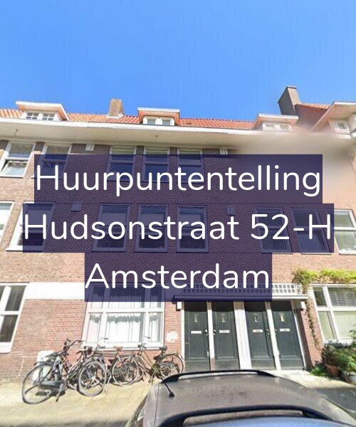 Foto gevel Huurpuntentelling voor Hudsonstraat 52-H, Amsterdam