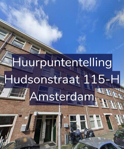 Foto gevel Huurpuntentelling voor Hudsonstraat 115-H, Amsterdam