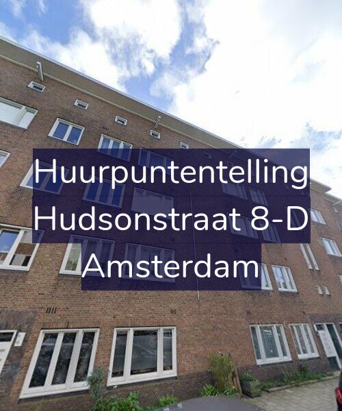 Foto gevel Huurpuntentelling voor Hudsonstraat 8-D, Amsterdam
