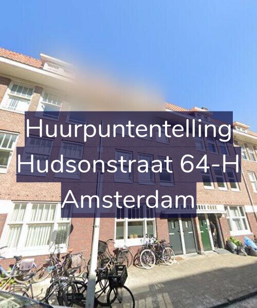 Foto gevel Huurpuntentelling voor Hudsonstraat 64-H, Amsterdam