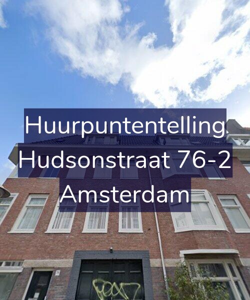 Foto gevel Huurpuntentelling voor Hudsonstraat 76-2, Amsterdam