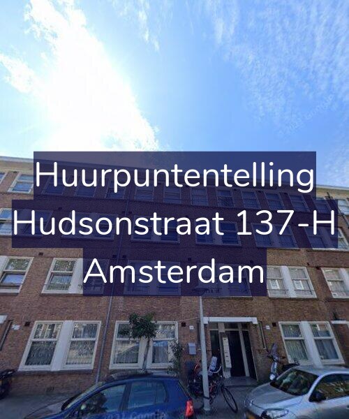 Foto gevel Huurpuntentelling voor Hudsonstraat 137-H, Amsterdam