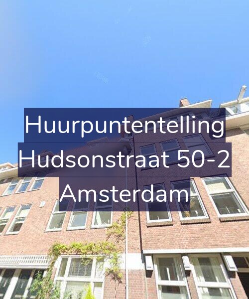 Foto gevel Huurpuntentelling voor Hudsonstraat 50-2, Amsterdam